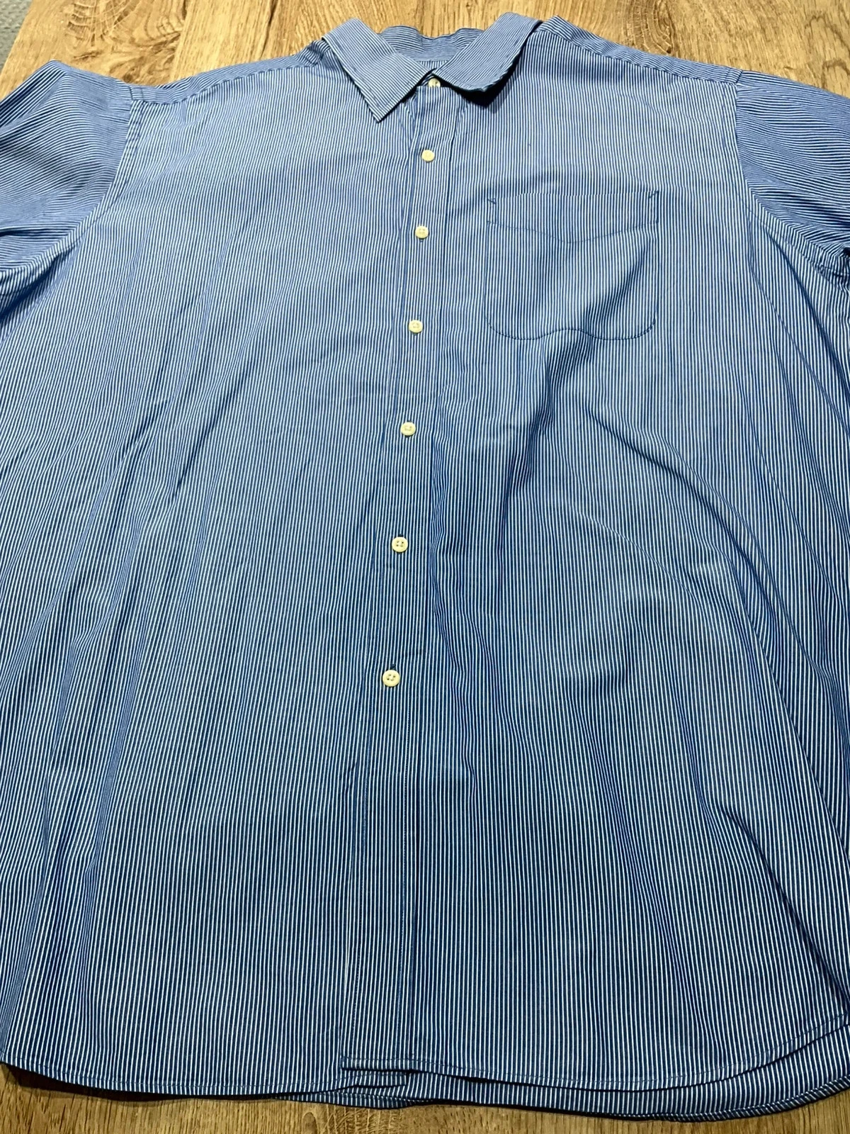 Chemise Tommy Hilfiger Crest XL 17 32-33 Chic 100% Coton Rayée Bleu – photo 4